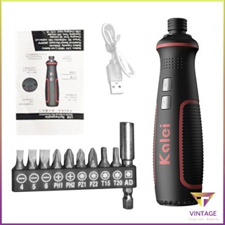 Electric Screwdriver Manual Battery Replacement Strong Magnetic Head Design