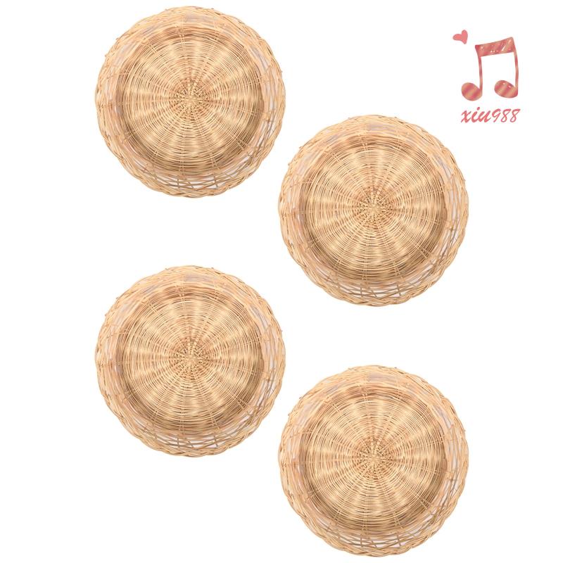 Giá Đỡ Đĩa Giấy Bằng Tre Hình Tròn 10 inch Có Thể Tái Sử Dụng Tiện Lợi Dành Cho Tiệc Dã Ngoại xiu988