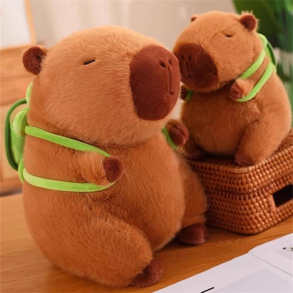 Mmluck capybara Đồ Chơi Búp Bê Nhồi Bông capybara rodent Runnybara Đáng Yêu Mềm Mại