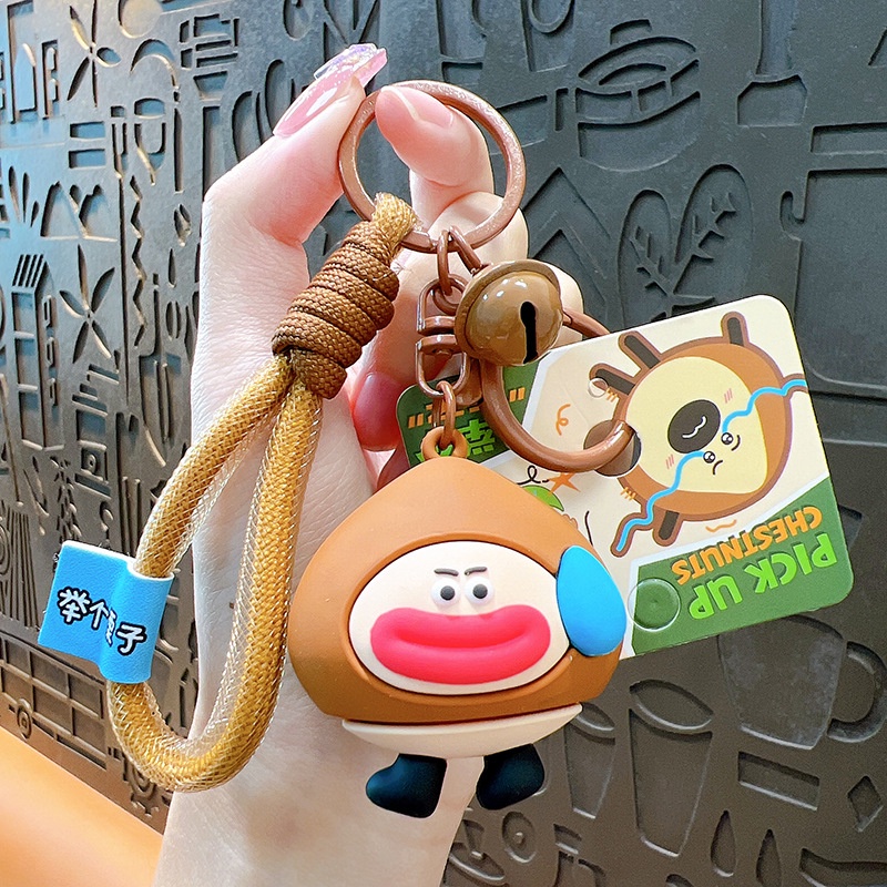 Móc Khóa Hình Búp Bê Hoạt Hình Sáng Tạo