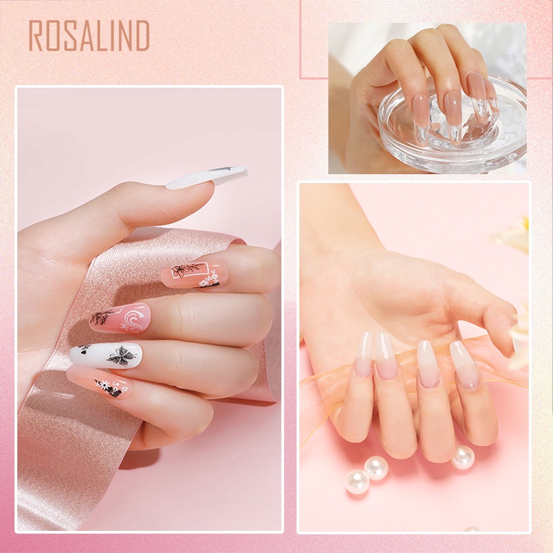 Rosalind Sơn Móng Tay gel polygel Đắp Nối Dài Móng Tay Nhanh Chóng