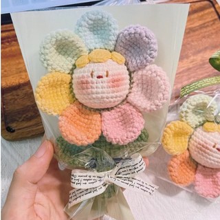 Set móc len tự làm thú đầu tròn đội mũ amigurumi lylycraft, đủ dụng cụ, len sợi chart móc tiếng việt
