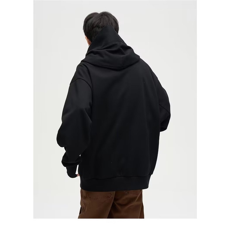 Áo Khoác Hoodie Cổ Lọ In Hình ninja Thời Trang Thu Đông Cho Cặp Đôi