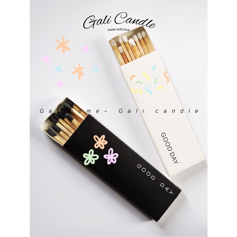 Phụ Kiện Nến Thơm GaliCandle Good Day Decor Quà Tặng Handmade