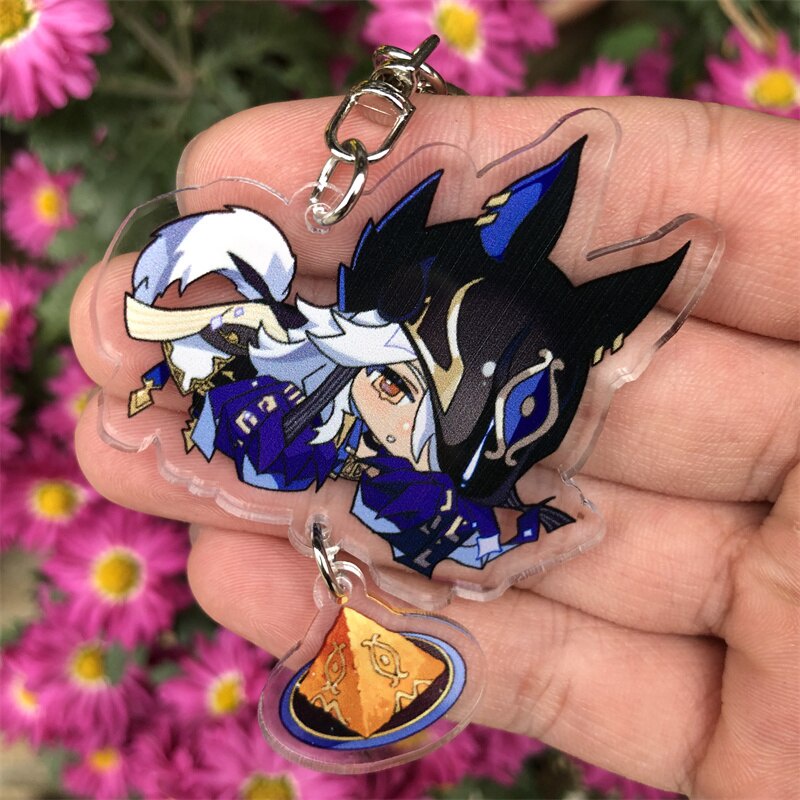 Móc khoá Game Genshin Impact Al Haitham Cyno Candace Nilou Layla Anime Manga Nhật Bản Phụ Kiện Trang Trí Túi xách Balo