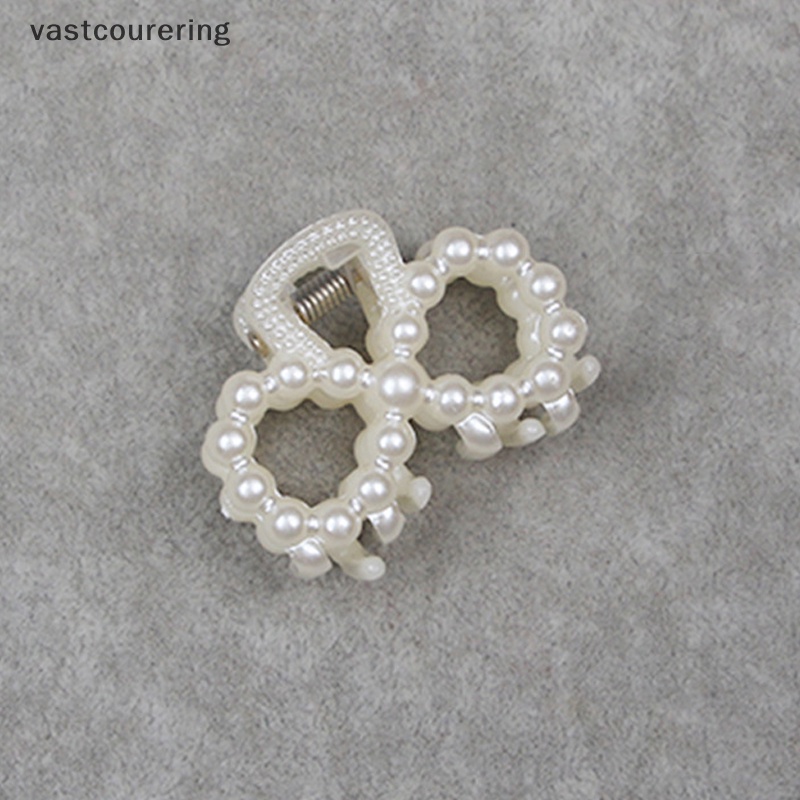 Kẹp Tóc Hình Học Đính Ngọc Trai Đáng Yêu Thời Trang Cho Nữ