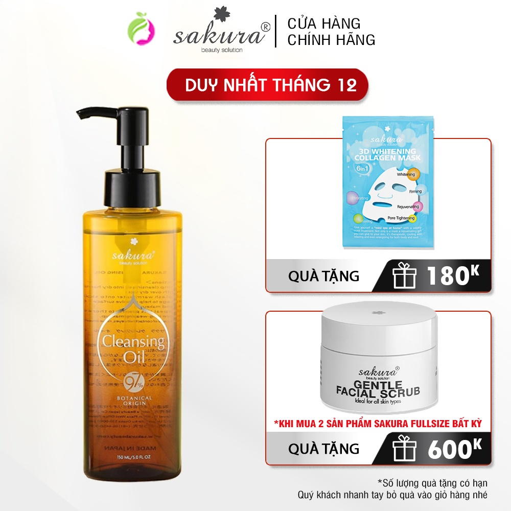 Dầu tẩy trang Sakura Cleansing Oil 150ml