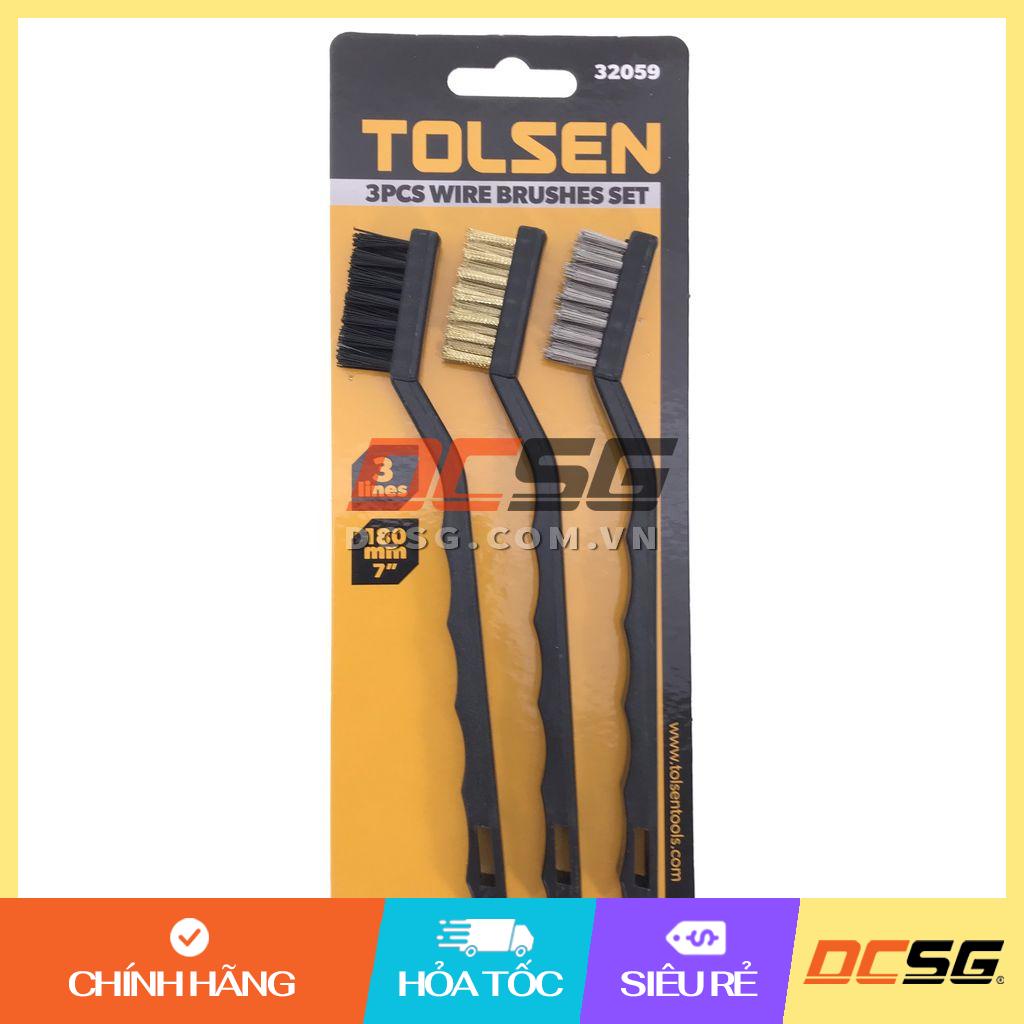 Bộ bàn chải Tolsen 32059 (bộ 03 cái) | DCSG