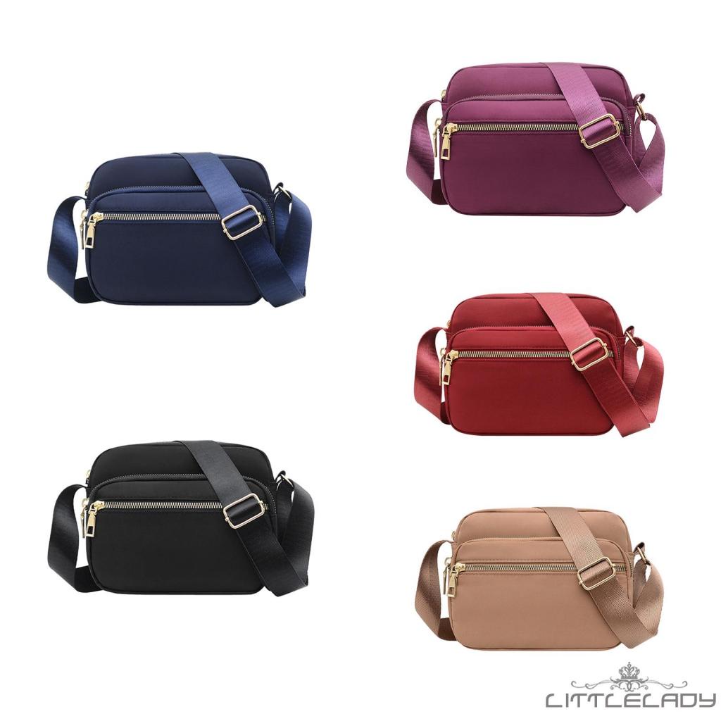 Túi Đeo Chéo Nhiều Ngăn Khóa Kéo Thời Trang Cho Nữ