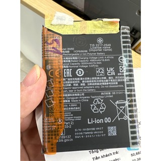 Pin xiaomi redmi k50 pro, bm5e zin công ty