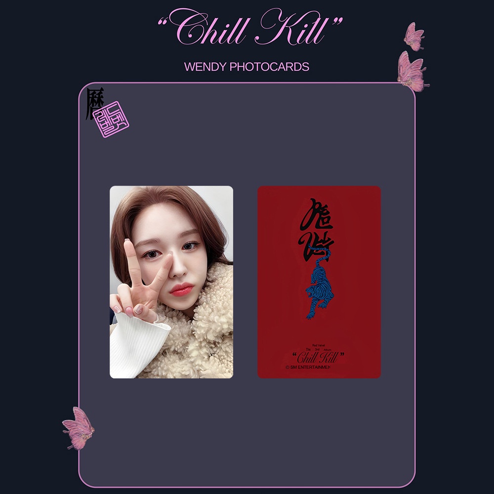 Bộ Sưu Tập Thẻ Bài kpop red velvet chill kill apple