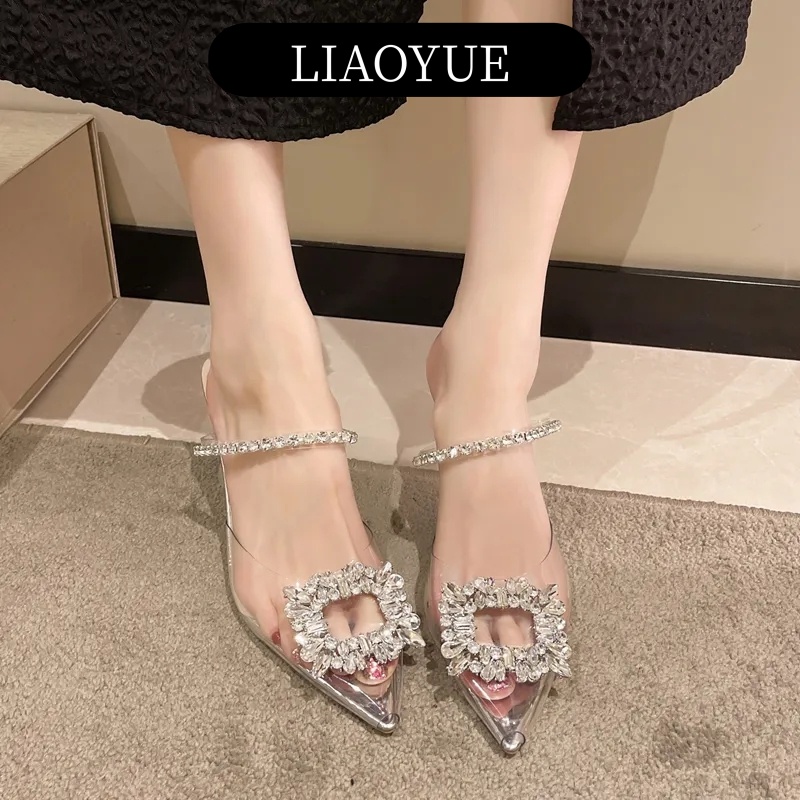 LIAOYUE dép đế cao 2023 NEW giày  nữ  Lịch sự Thời thượng Bảnh bao Tự nhiên 01208