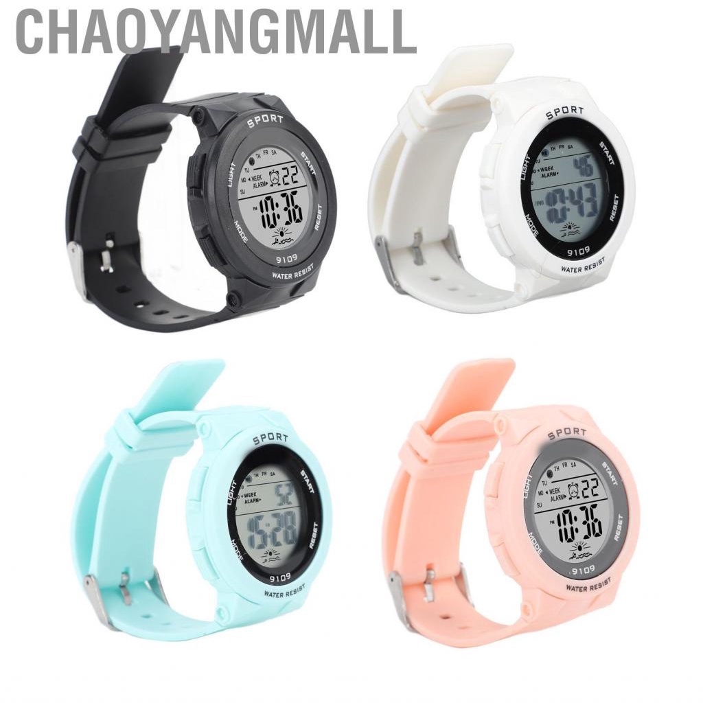 Chaoyangmall Student Electronic Watch Multifunction Waterproof Fashion Lightweight Luminous Wristwatch for Daily Sports