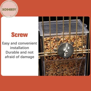 Xo94bsy Trong Suốt Tự Động Tự Động Hạt Giống Chim Treo Hộp Thực Phẩm Và T Vẹt Lồng Phụ Kiện Đồ Dùng Cho Chim VN