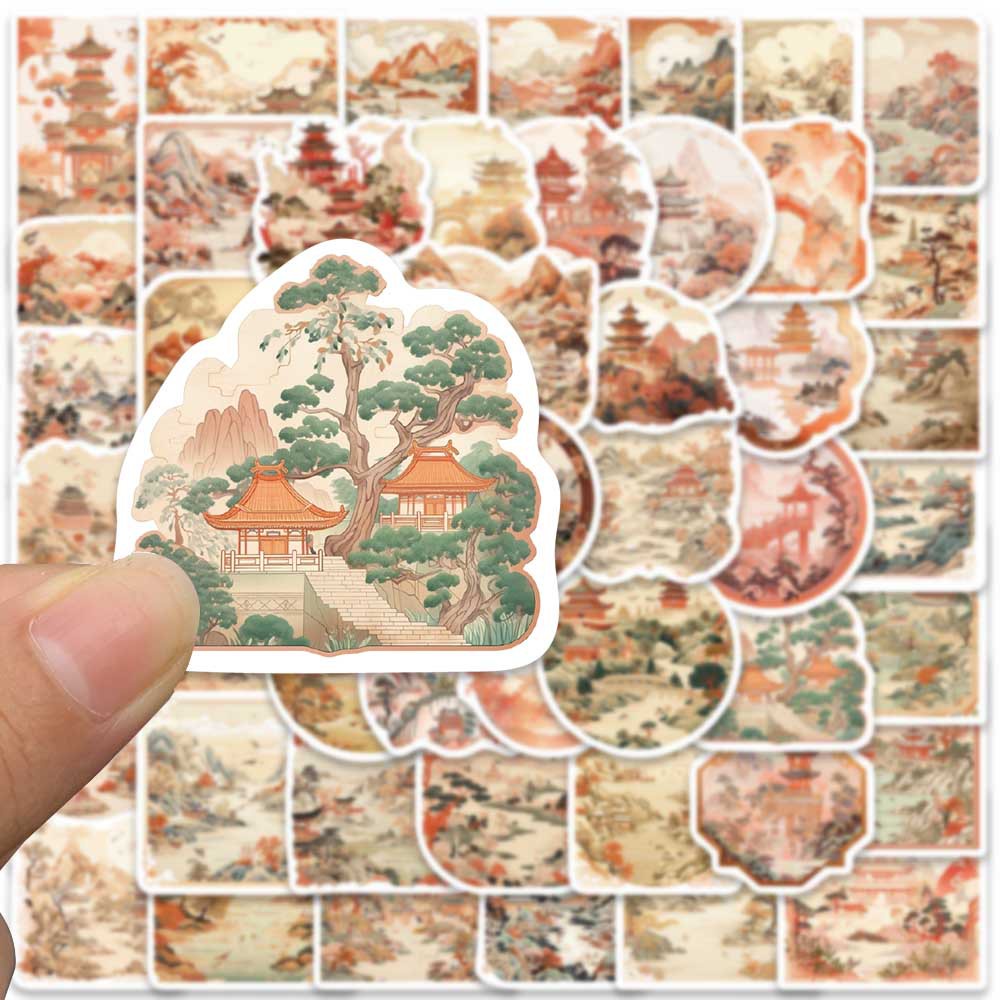 Bộ 50 Miếng Dán Chống Thấm Nước Phong Cách graffiti Cho Mũ Bảo Hiểm / Bút Chì / Xe Đạp