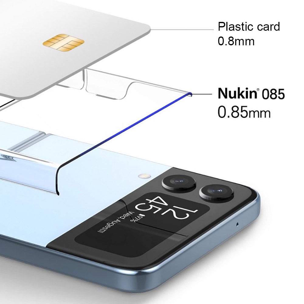 Araree Nukin 085 Case Samsung Galaxy Z-Flip 4 Clear Phone Cover Screen Protector