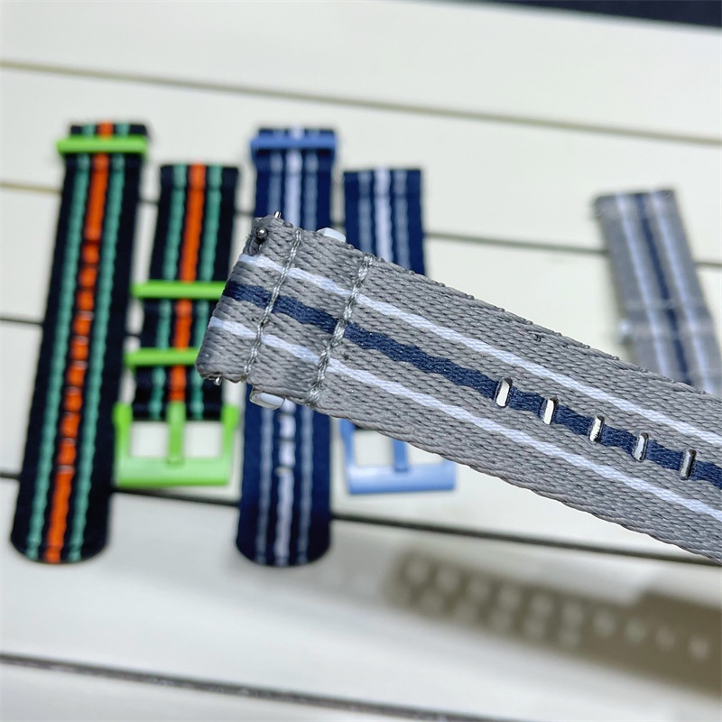 Dây Đeo nylon Chống Nước 22mm Cho Đồng Hồ Thể Thao swatch x blancpain fifty fathoms oceans