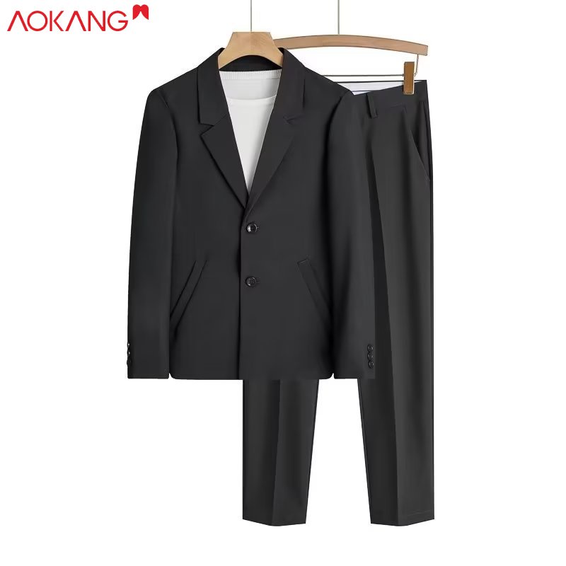 Set Áo Khoác blazer + Quần Dài Phong Cách Hàn Quốc Cho Chú Rể