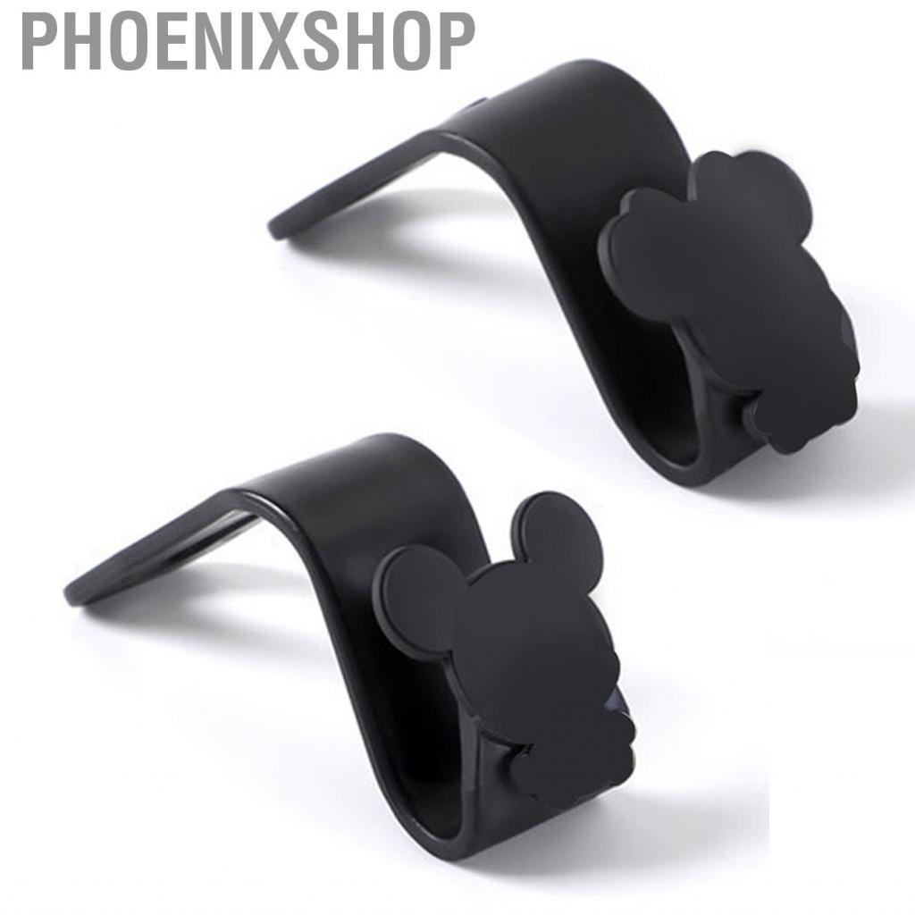 Phoenixshop Car Headrest Hook  Sturdy Structure Lightweight Durable Seat Hanger Convenient for