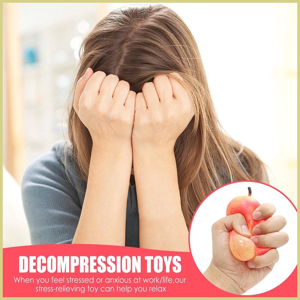 Đồ Chơi Nắn Bóp Đàn Hồi Giảm stress Hình Quả Táo