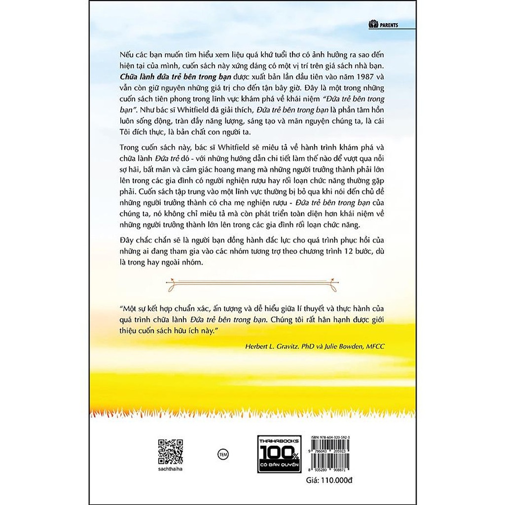 Sách - Chữa Lành Đứa Trẻ Bên Trong Bạn  -mk