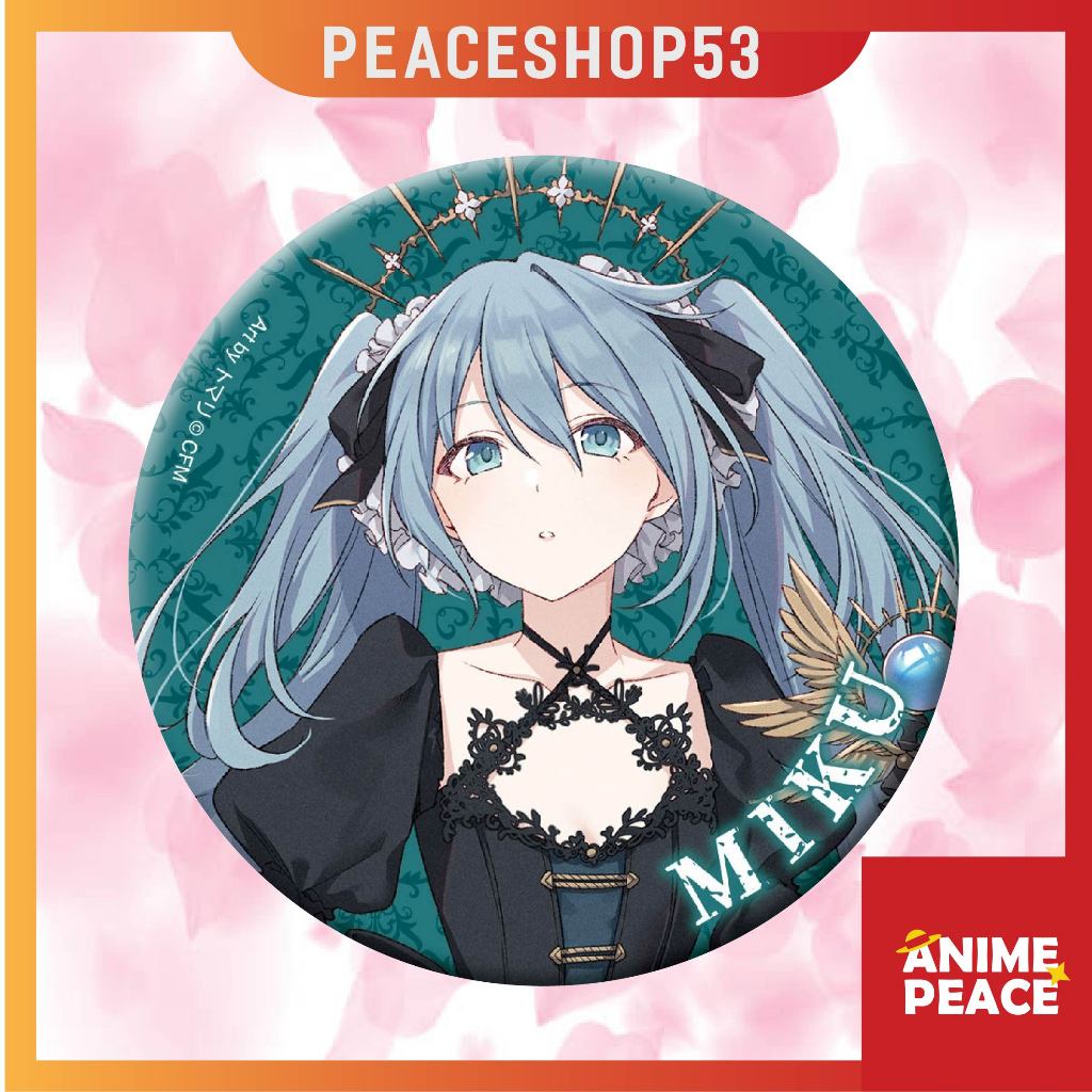 Huy hiệu Hatsune Miku Vocaloid Lấp Lánh Huy Hiệu Vocaloid Ver 9 Set Phù Thủy HH67