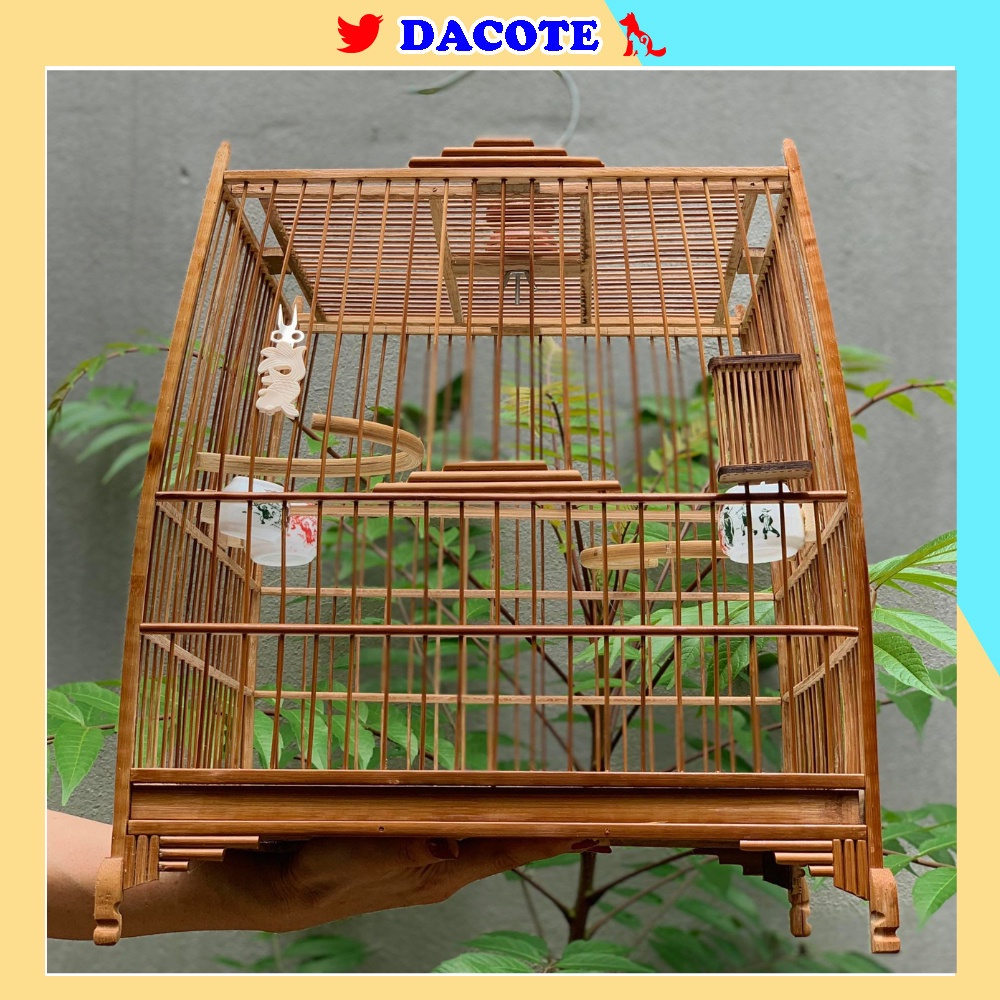 khung lồng chim chào mào báng súng chất liệu trúc giá rẻ [tặng móc khóa]