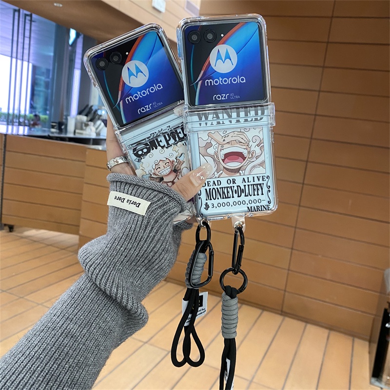 Ốp Điện Thoại PC Cứng Họa Tiết Hoạt Hình Luffy Chống Sốc Cho Motorola Razr 40 Ultra Razr 40 Ultra