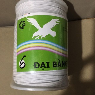Chun đại bàng tím cuộn 100m bản 1cm 10mm 1 cuộn màu trắng tinh tốt co dãn làm thun quần #110801