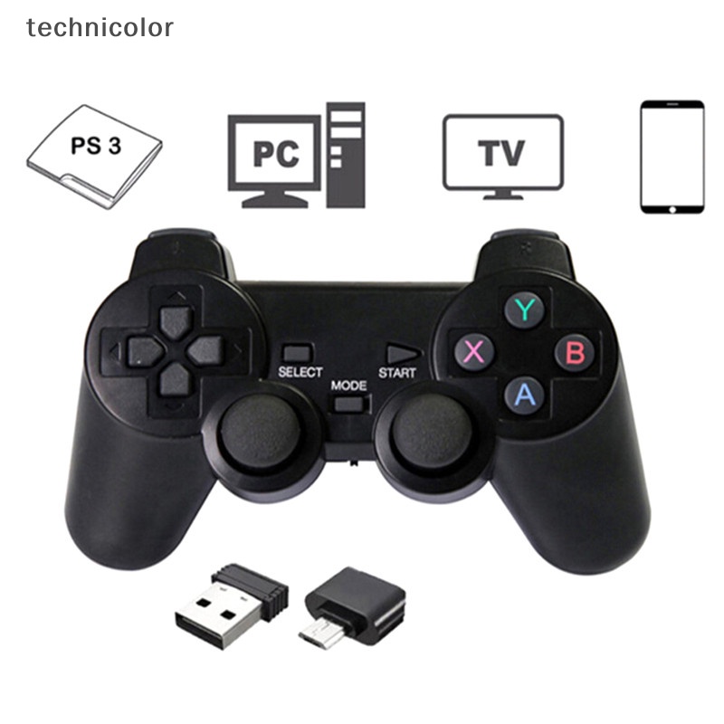 Bộ Điều Khiển Trò Chơi Không Dây 2.4GHz Cho PS3 PC TV Box