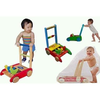 Xe tập đi gỗ 3 con chim