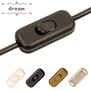 In Line Switch Bedside Lamp Switch ON OFF Plastic Table Side Lamp 2A Durable