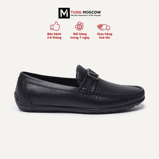 Giày tây lười, giày da lười nam Tùng Moscow có đai ngăn chống giãn rộng thiết kế thời trang - SP005976