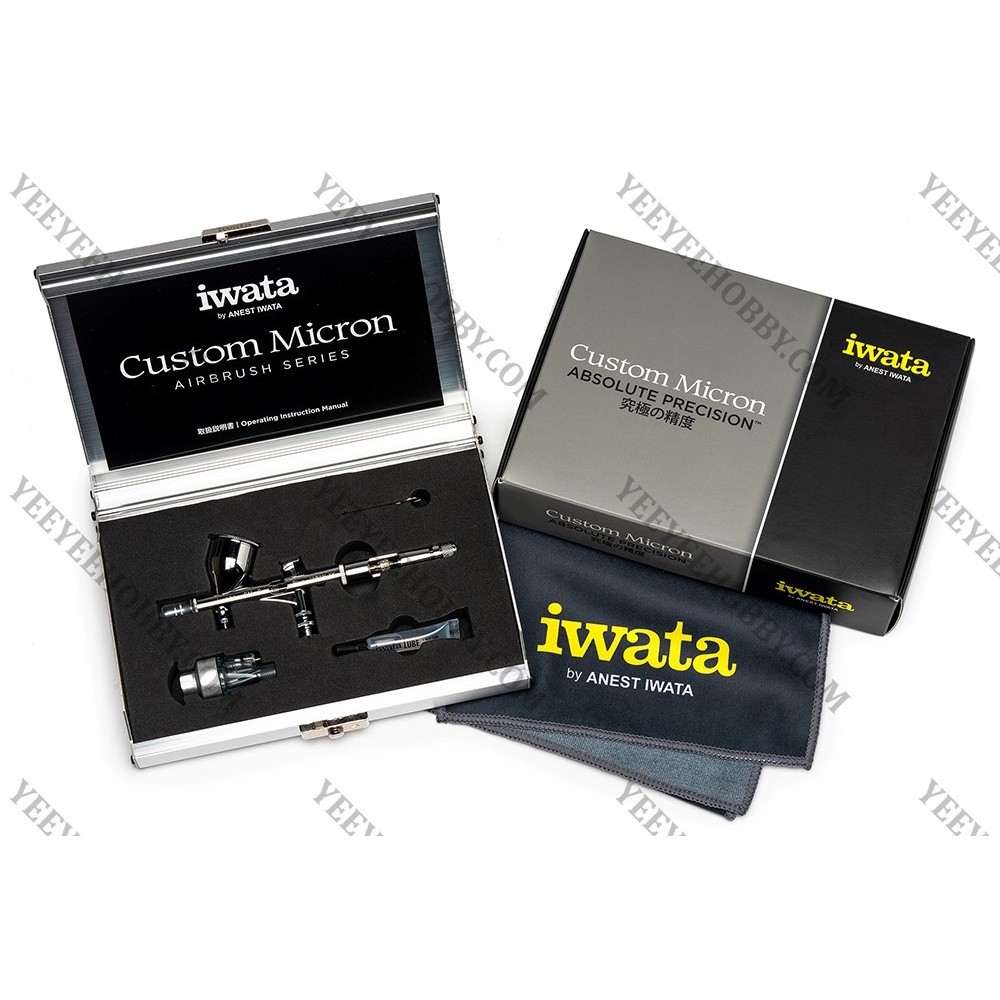 [VUI LÒNG LIÊN HỆ TRƯỚC KHI ĐẶT] BÚT SƠN AIRBRUSH - IWATA CUSTOM MICRON CM-C PLUS GRAVITY FEED DUAL 