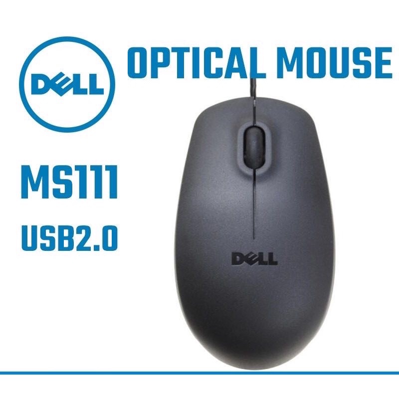 Chuột Quang dell ms111 usb 3 Phím 1000Dpi Đóng Gói Đầy Màu Sắc