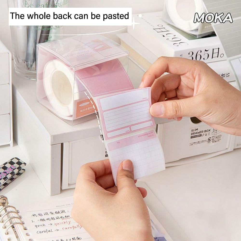 Hộp 256 Miếng Dán Ghi Chú Màu gradient Đơn Giản Sáng Tạo diy