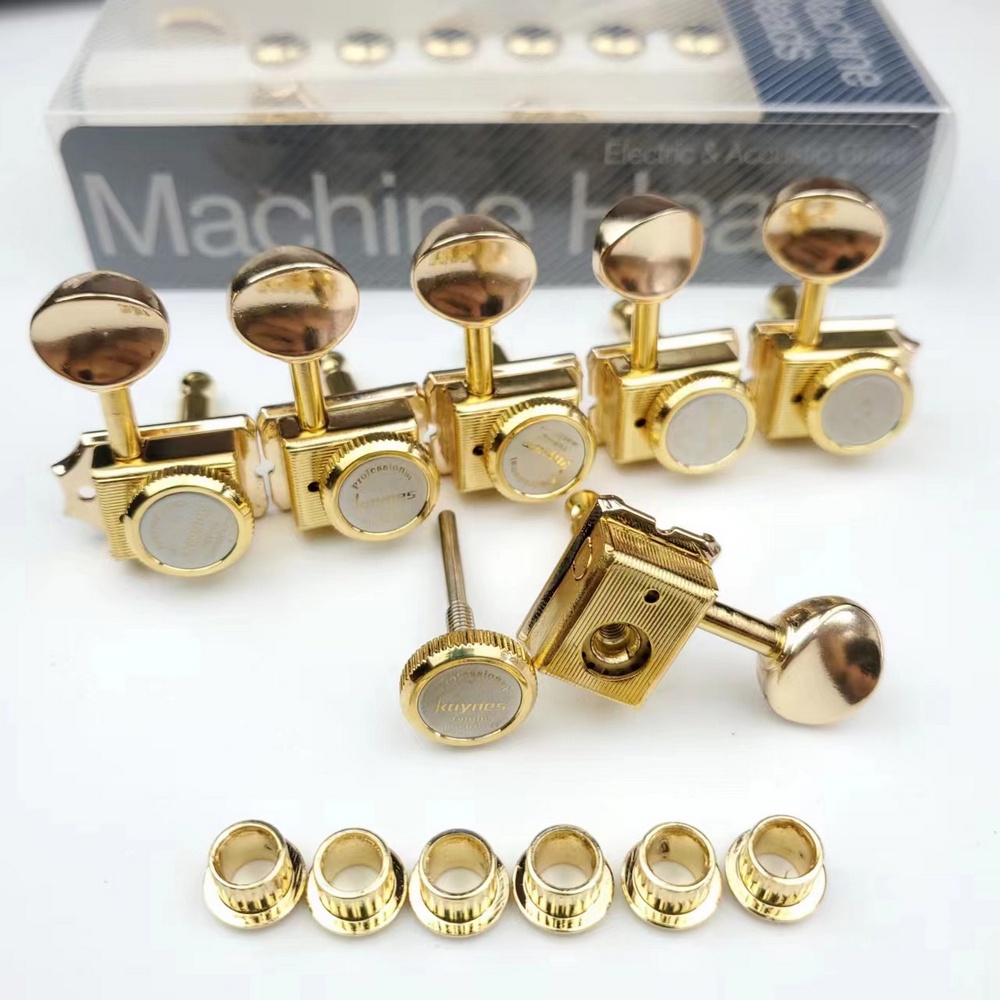 Kaynes Đầu Khóa Dây Đàn guitar Điện tl Màu Vàng Kim Phong Cách vintage