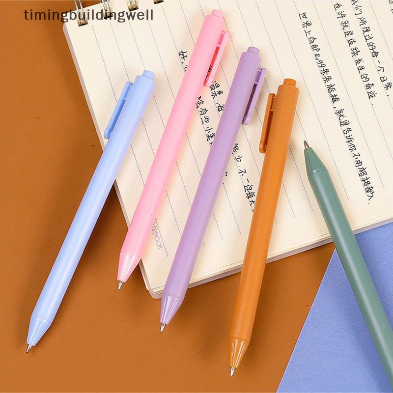 Twvn Bút Mực gel Ngòi 0.5mm Màu Kẹo Ngọt Dễ Thương Dùng Trong Trường Học / Văn Phòng