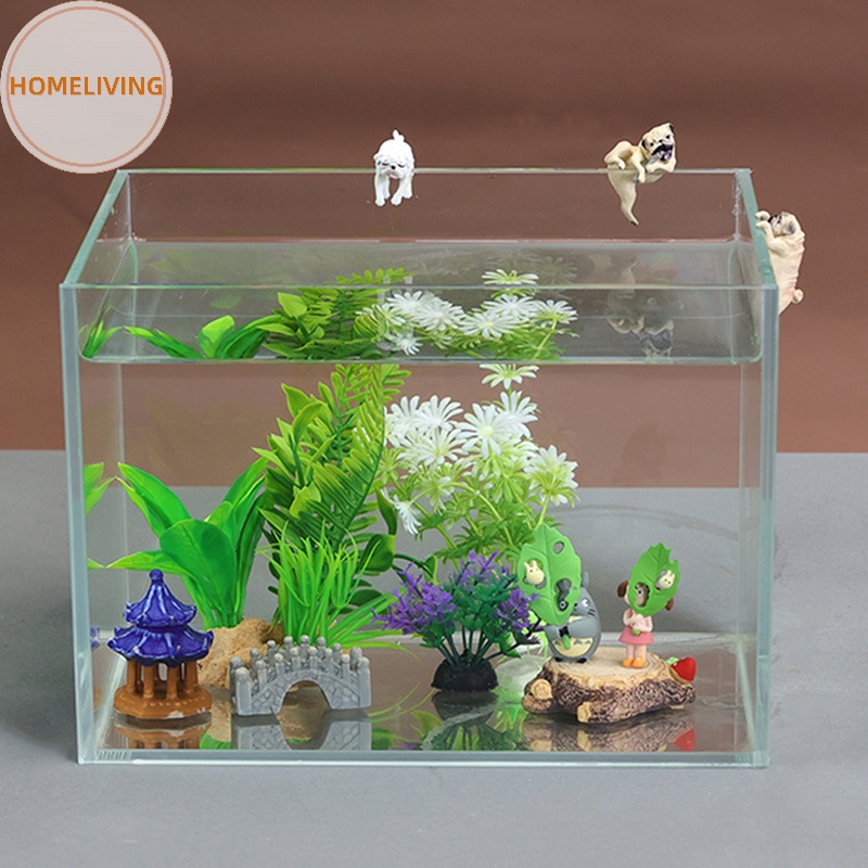 Homeliving Đồ Trang Trí Bể Cá / Cún Hoạt Hình Bằng Nhựa resin Dễ Thương