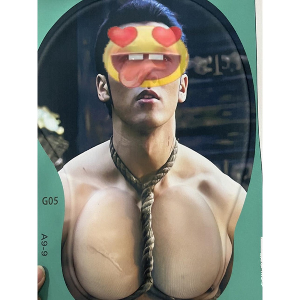 Lu shen Miếng Lót Chuột Siêu Lớn Bằng Silicon Hình Mông Thần 3d Độc Đáo silicone