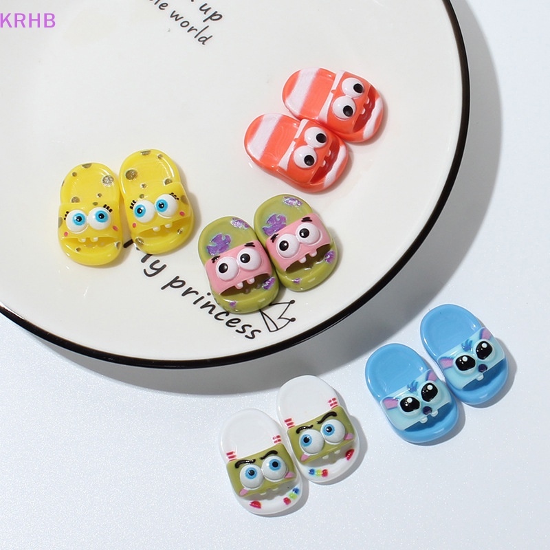 1 Đôi Dép Đi Trong Nhà Búp Bê Mini Trang Trí Nhà Búp Bê Mới