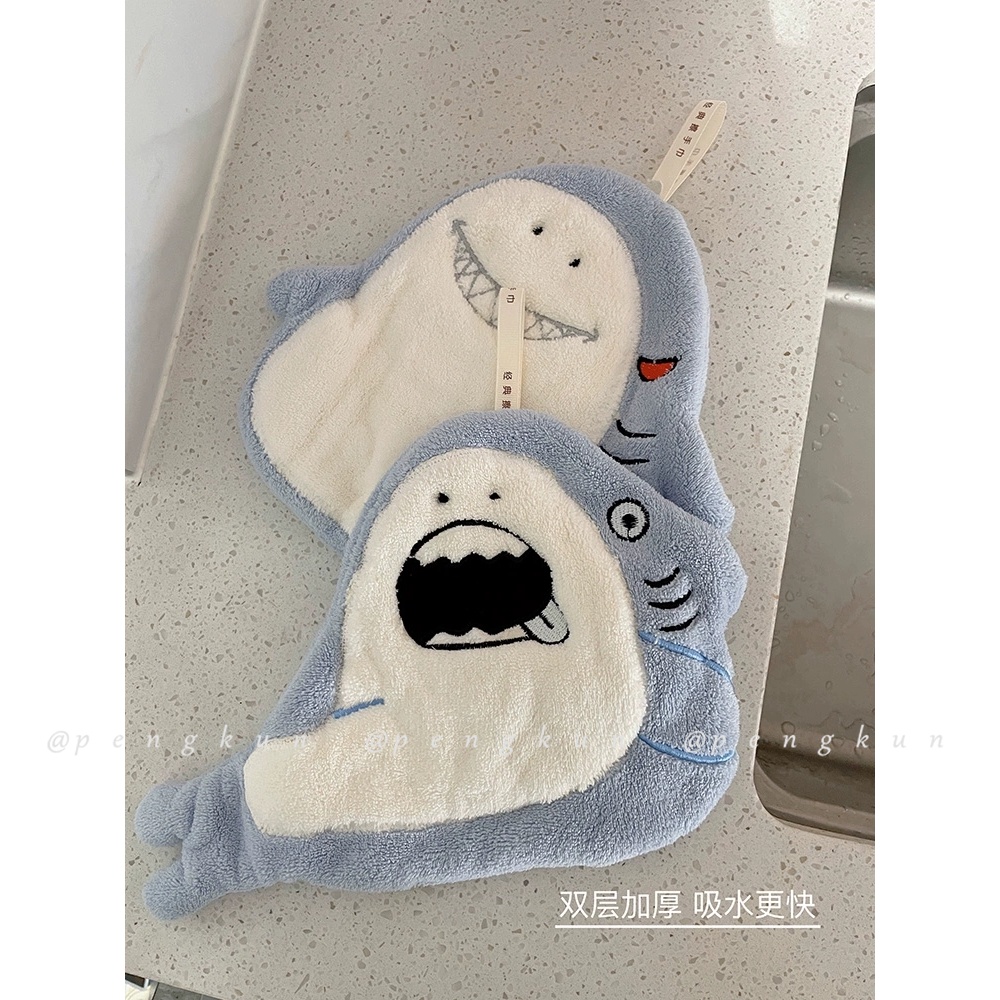 Khăn Lau Tay Treo Tường Nhà Bếp Dễ Thương Thấm Hút Nước Nhanh Khô