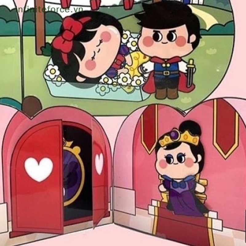 Sách Đồ Chơi Công Chúa Hoạt Hình Yên Tĩnh Dễ Thương Tự Làm Đồ Chơi Giáo Dục Cho Bé