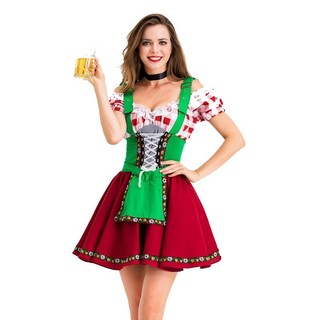 Trang Phục Hóa Trang Nữ Phục Vụ Quán Bia Nhân Dịp halloween Phong Cách Âu Mỹ