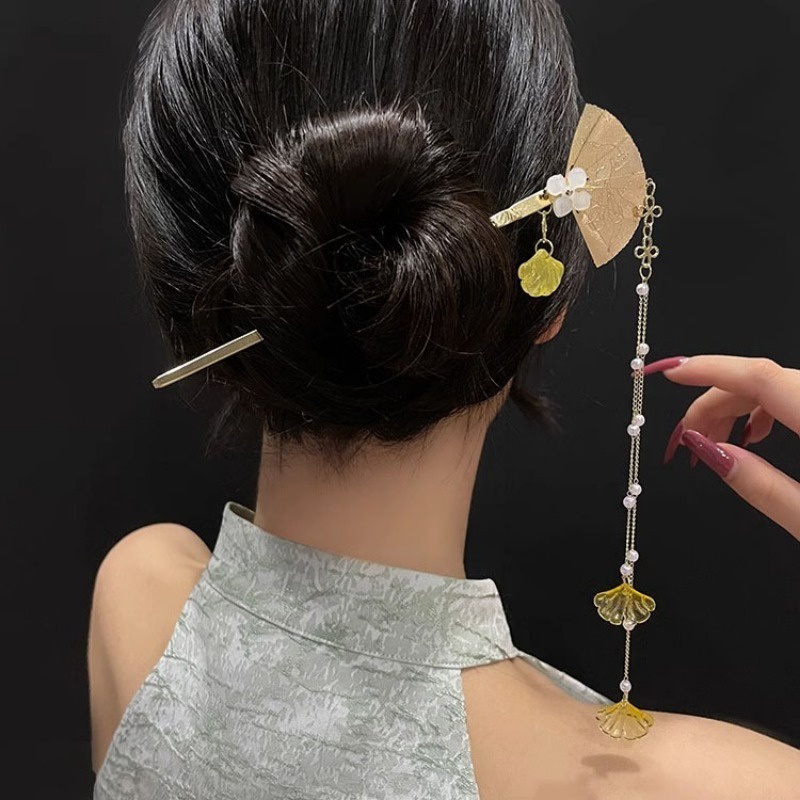 Trâm Cài Tóc Hình Hoa Sen Phát Sáng Phong Cách Trung Hoa Cổ Điển Mới Cho Nữ