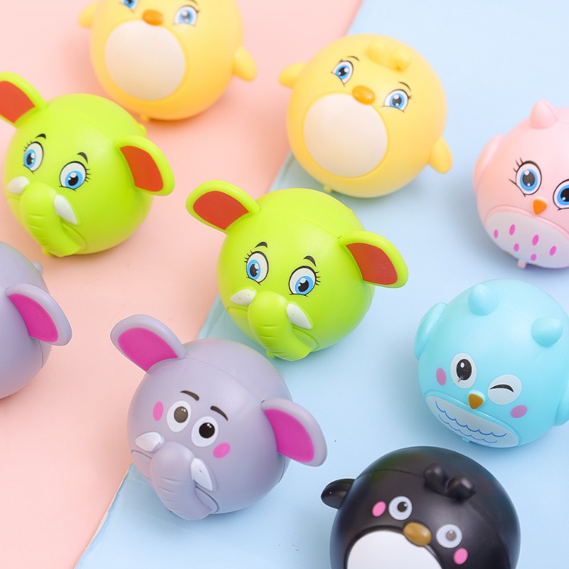 Trong Suốt Xe Kéo Đồ Chơi mini Chống Rơi inertia / Động Vật Hoạt Hình Dễ Thương Làm Quà Sinh Nhật Cho Bé Trai