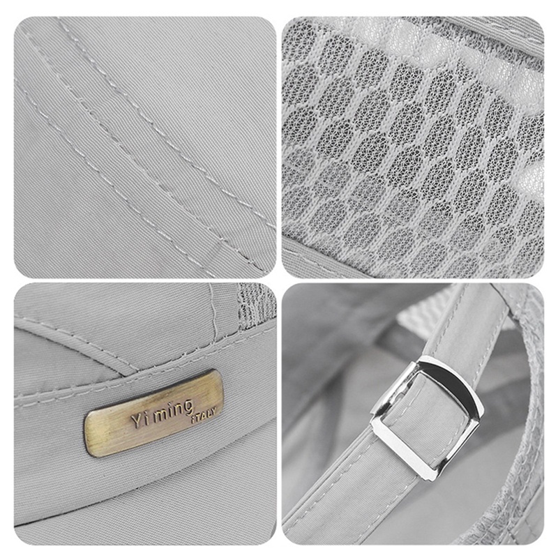 Mũ Lưỡi Trai cotton Thoáng Khí Phong Cách Quân Đội Cho Nam