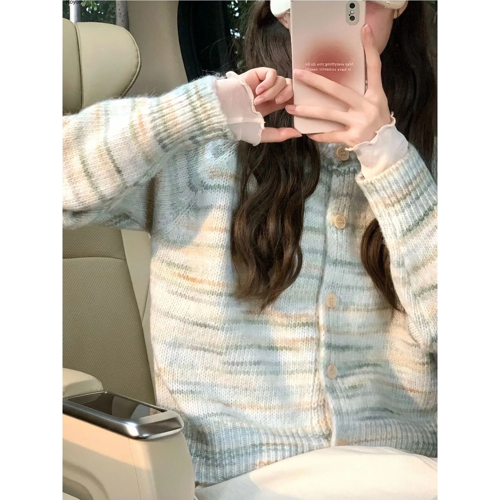 Galaxy Áo Len áo khoác cardigan áo cardigan Thời trang hàn quốc WMY2390HLS 37Z230911