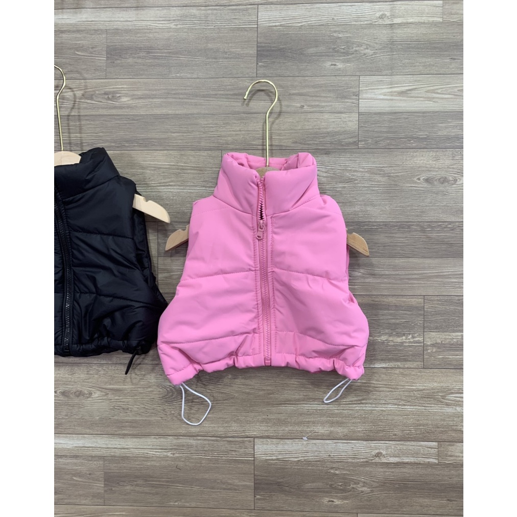 Áo phao gile siu nhẹ cho bé gái size 8-30kg