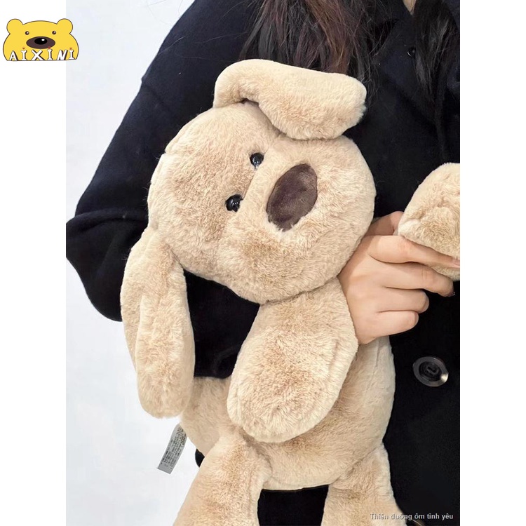 🐶CÓ SẴN🐶Dễ thương nhỏ sữa con chó búp bê đồ chơi sang trọng con chó búp bê gối ngủ sửa chữa búp bê con chó